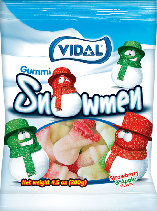 Gummi Sugared Snowmen - 4.5oz
