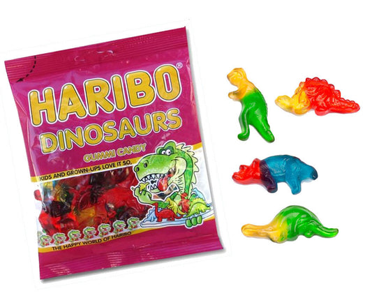 Haribo Gummi Dinosaurs 5oz Bag