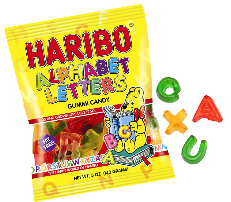 Haribo Alphabet Letters 5oz: BlairCandy.com – Blair Candy Company