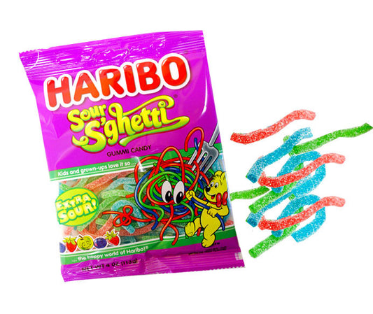 Haribo Gummi Sour Spagetti 5oz