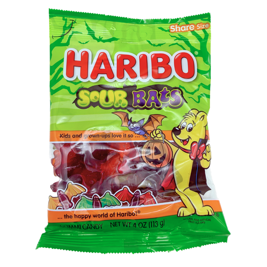HARIBO Gummi Sour Bats - 4oz