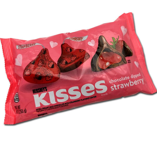 Hershey's Valentines Kisses Dipped Strawberry 9oz
