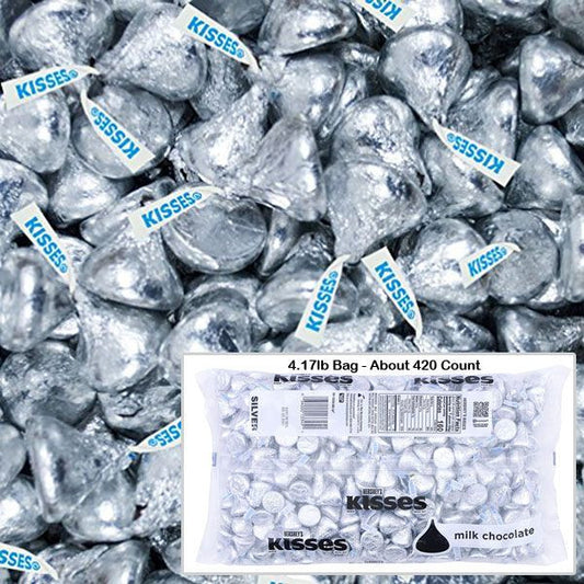 Hershey's Kisses Silver 4.17lb Bulk