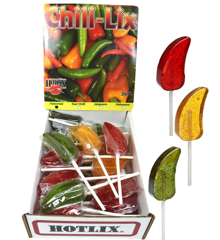 Hotlix Chili-Lix Assorted Lollipops