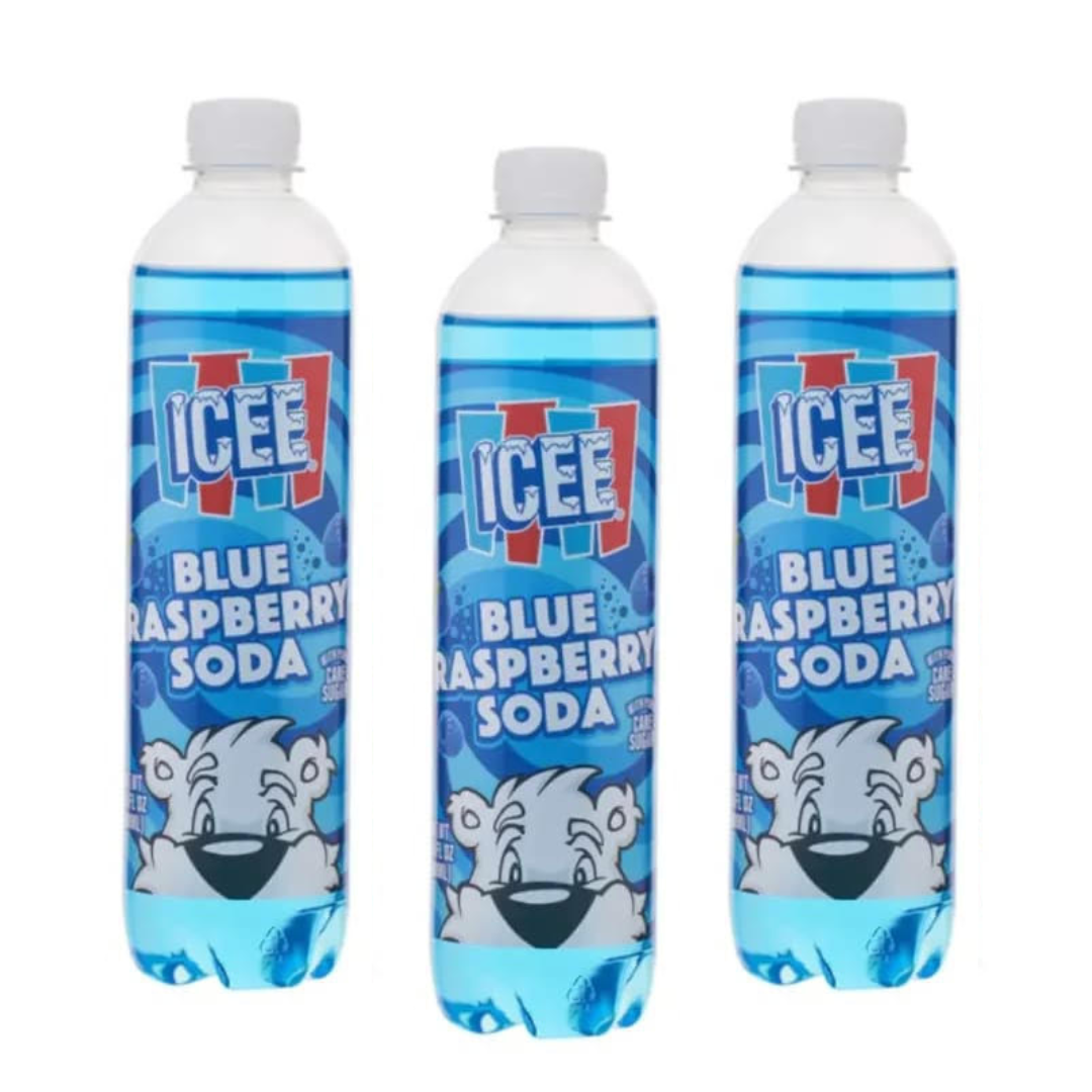 ICEE Blue Raspberry Soda - 16.9oz / 12ct