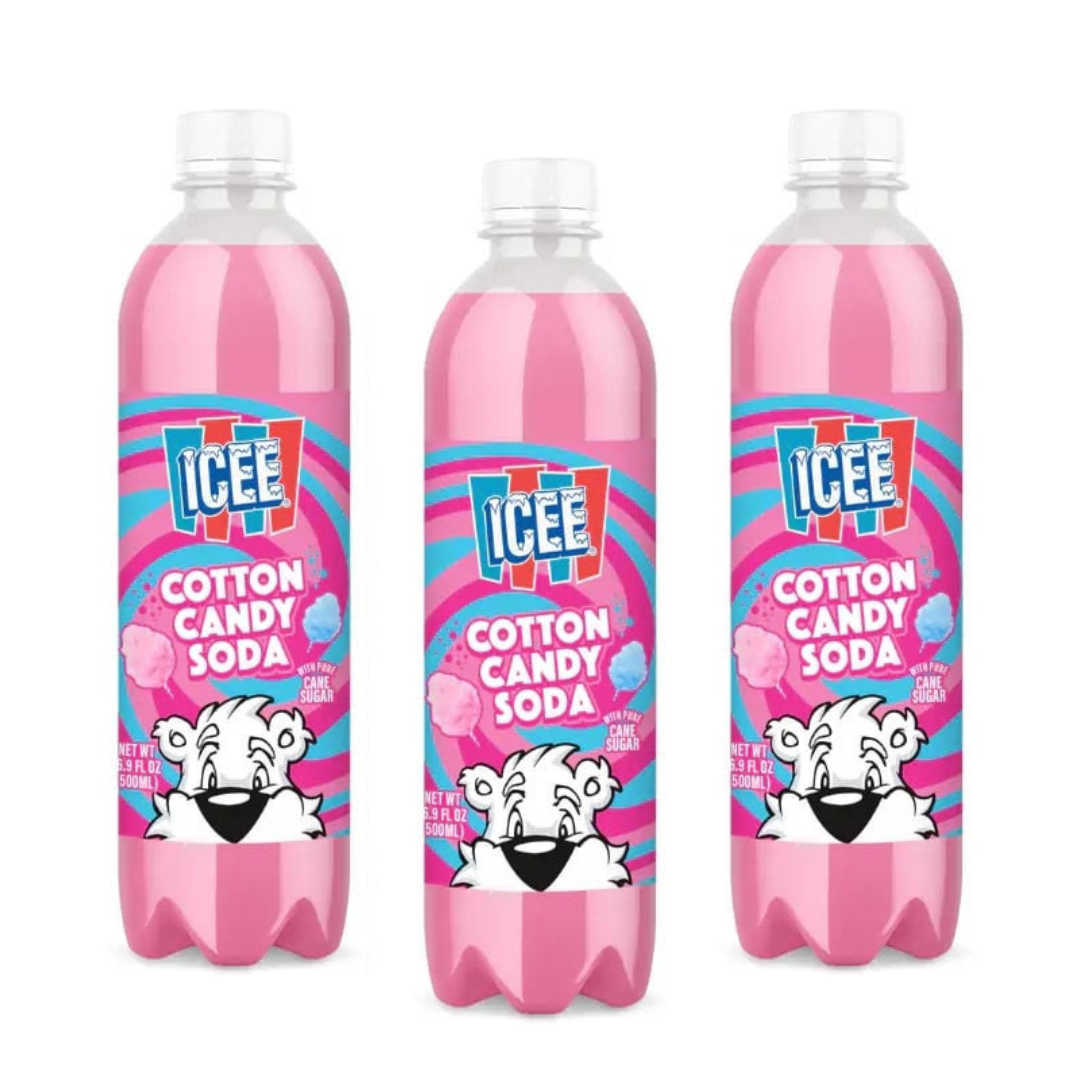 ICEE Cotton Candy Soda - 16.9oz / 12ct