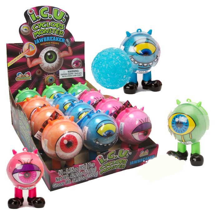 ICU Cyclops Monster Jawbreakers 12 Count