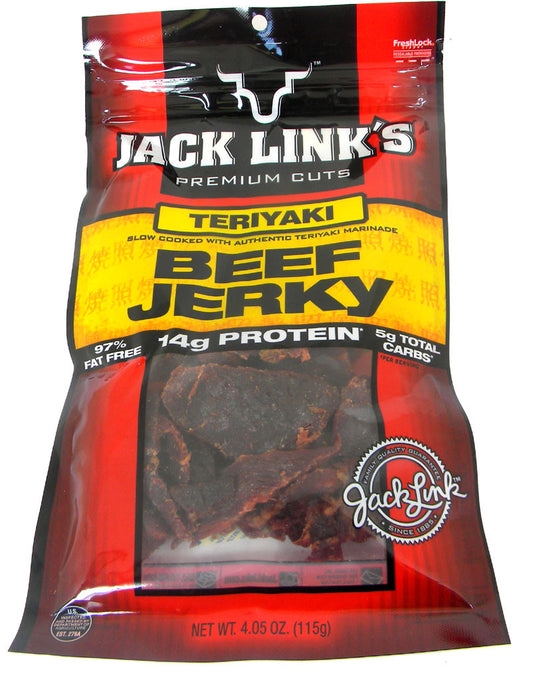Jack Link's Beef Jerky Teriyaki 3.3oz