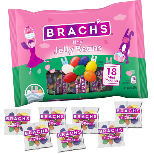 Brach's Tiny Jelly Beans Individual Pouches - 9oz