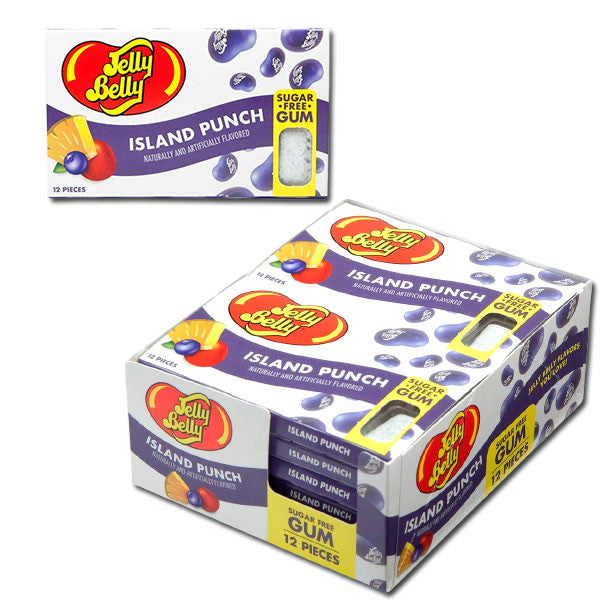 Jelly Belly Sugar Free Gum Island Punch