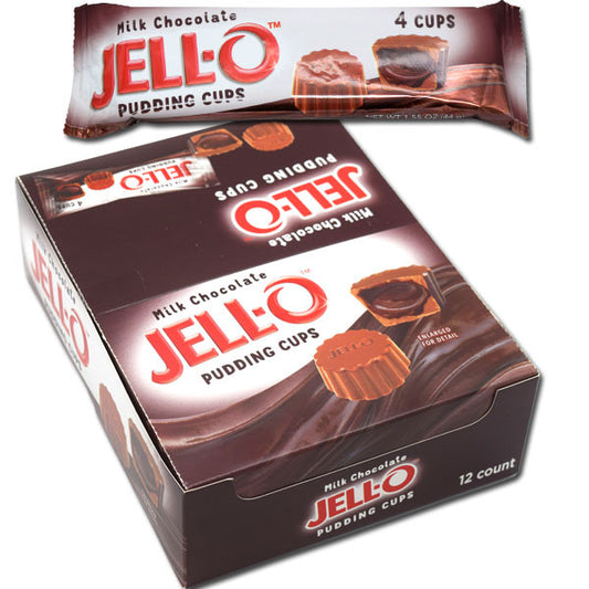 Jell-O Pudding Cups Candy Cups Chocolate