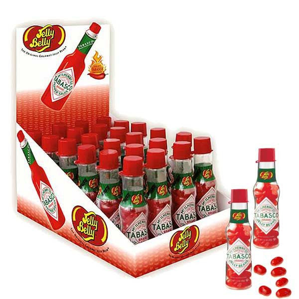 Jelly Belly Tabasco Bottles With Beans 24 Count