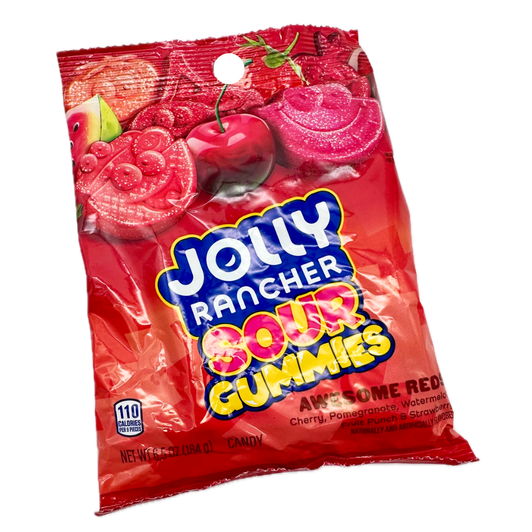 Jolly Ranch Sour Awesome Reds Gummies - 6.5oz