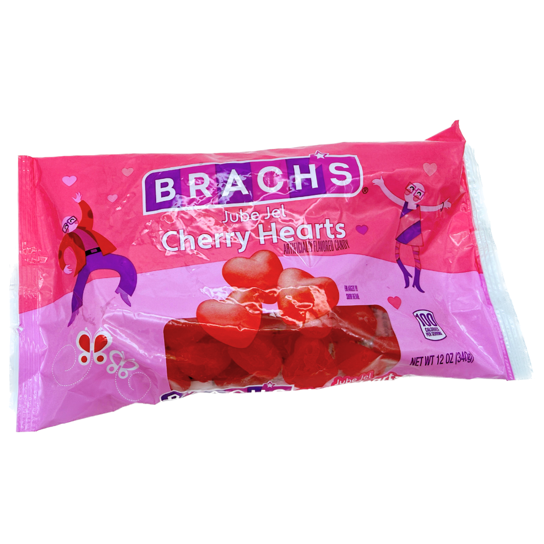 Beach's Jube Jel Cherry Hearts - 12oz
