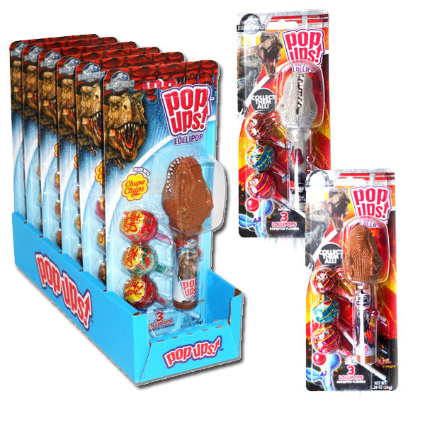Pop Ups Jurassic World Lollipops 6 Count