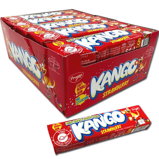 Kango Strawberry Bubble Gum - 20ct
