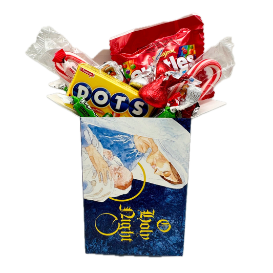 Personal Size Christmas Candy Treat Box for Kids - Religious