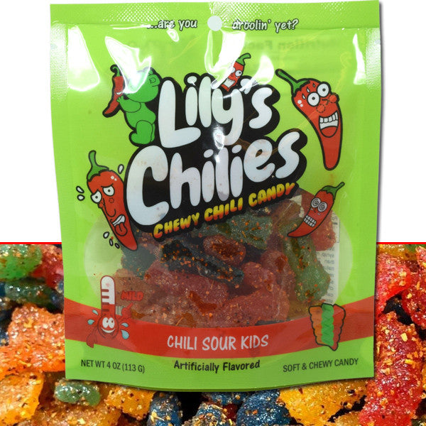 Lily's Chilies Sour Kids Candies 4oz Bag