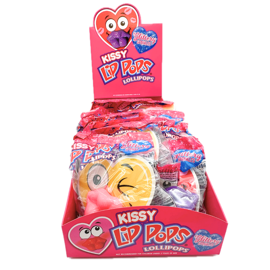 Kissy Lip Pops 12 Count