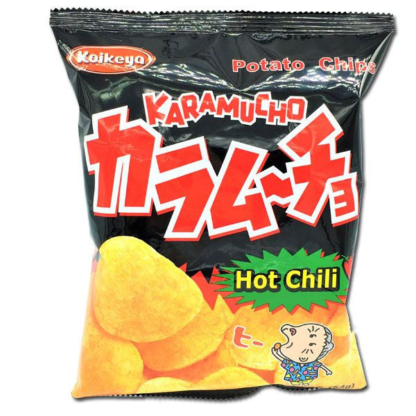 Koikeya Karamucho Chips Hot Chili 1.9oz