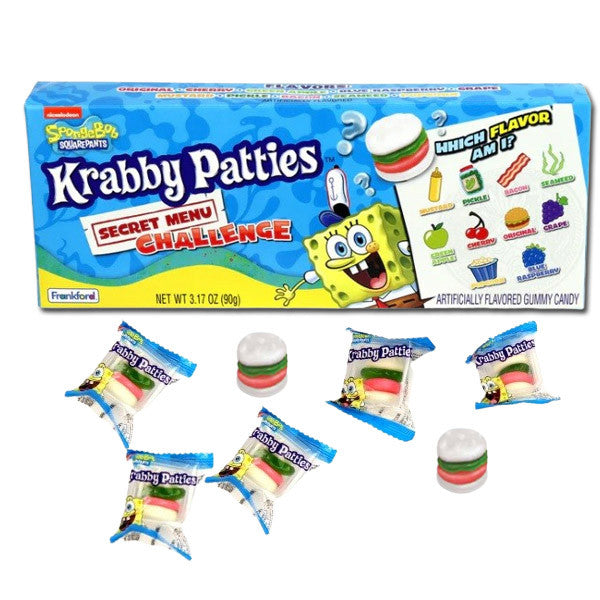 SpongeBob SquarePants Krabby Patties Secret Menu Challenge - 3.17oz