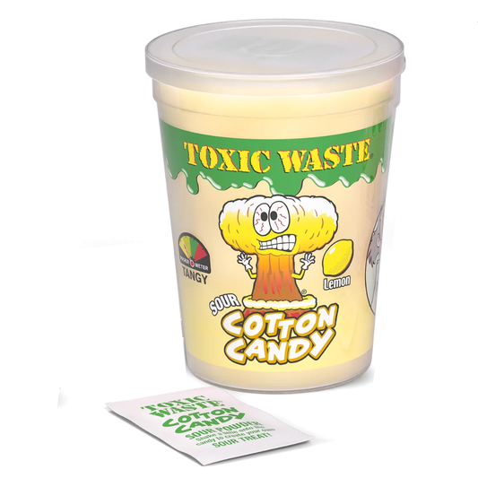 Toxic Waste Lemon Sour Cotton Candy - 1.58oz