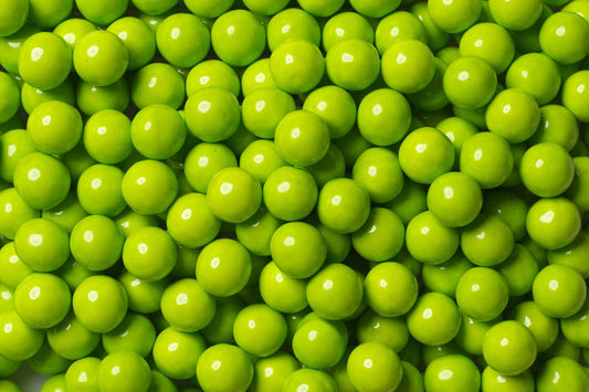Lime Green Mini Chocolate Balls 2lb Bag Sixlets