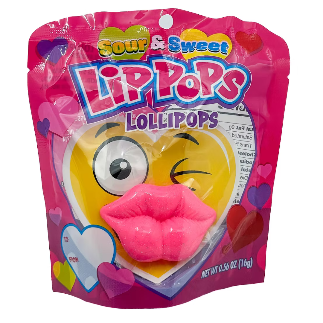 Sour & Sweet Lip Pops Lollipops - 12ct