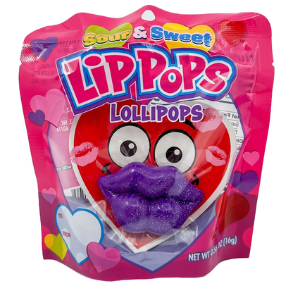 Sour & Sweet Lip Pops Lollipops - 12ct