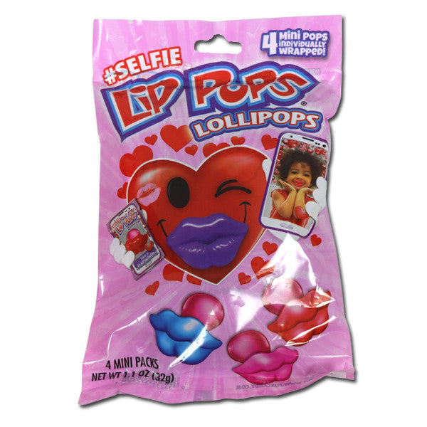 Valentine's Selfie Kissy Lip Pops