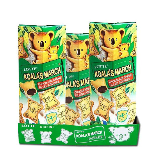 Lotte Koalas Cookies Chocolate 1.45oz 6 Count