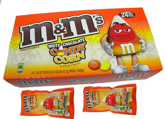 M&M Candy Corn 24 Count (White Chocolate)