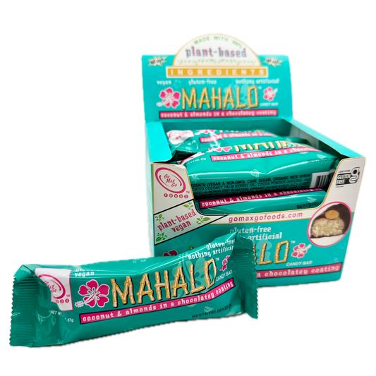 Mahalo Vegan Candy Bars 12 Count