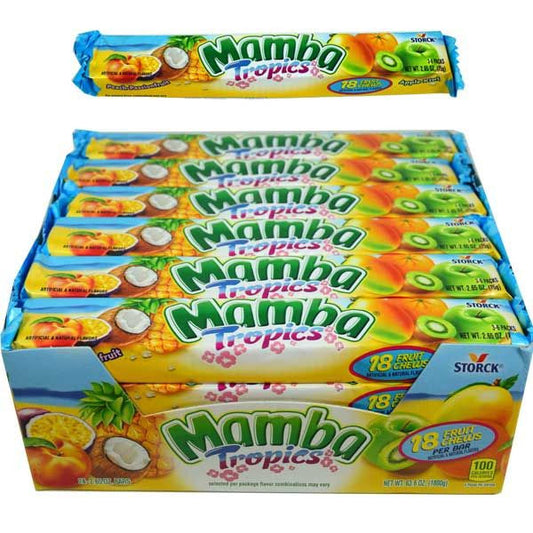 Mamba Tropical Fruit Chews 24 Count
