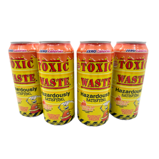 Toxic Waste Mythical Mango Energy Drink - 16oz / 4ct