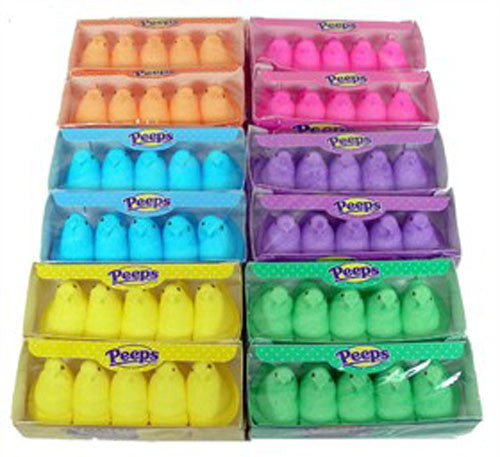 Marshmallow Peeps Chicks 10ct - Choose Your Color
