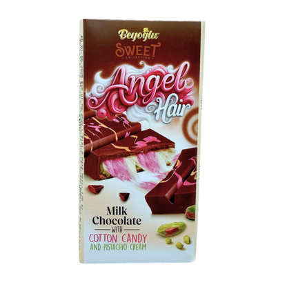Beyoglu Angel Hair Milk Chocolate Dubai Style Candy Bar - 170g / 1pc