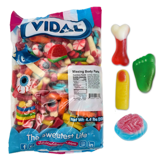 Gummi Missing Body Parts 4.4lb Bulk Bag