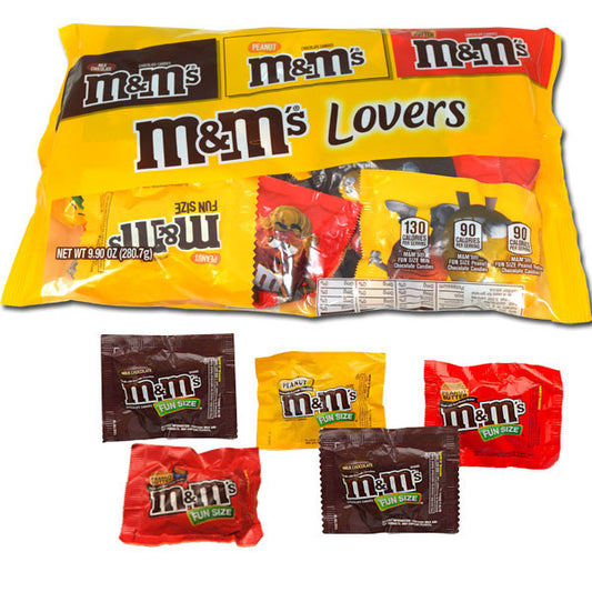 M&M's Lovers Fun Size Assortment 9.9oz Bag