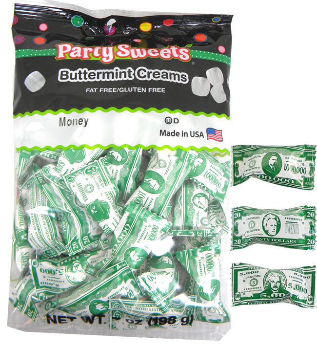 Money Wrapped Mints 55 Count (approx)