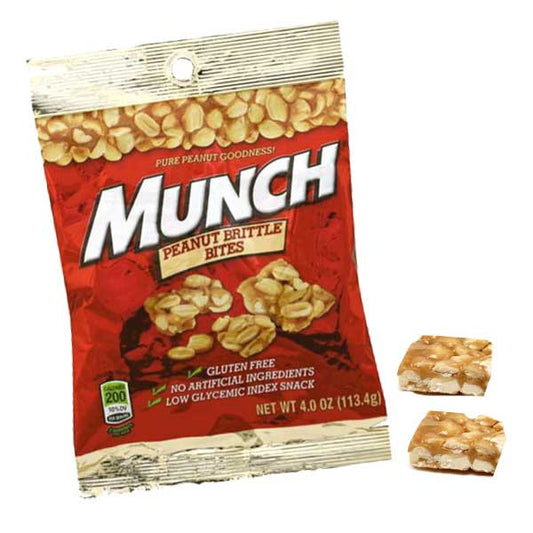 Munch Peanut Brittle Bites 4oz Bag