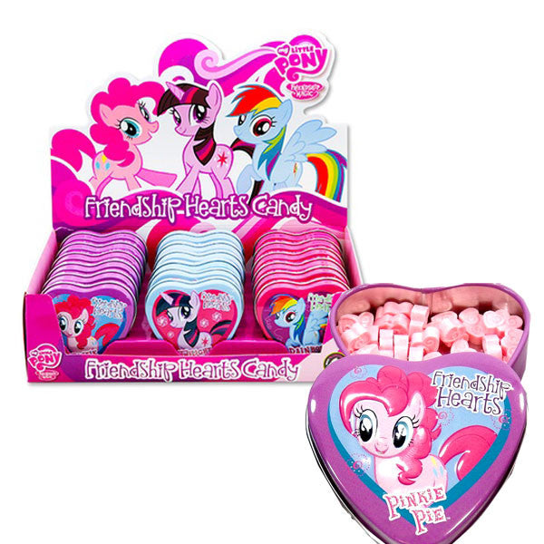 My Little Pony Candy Heart Tins 18 Count