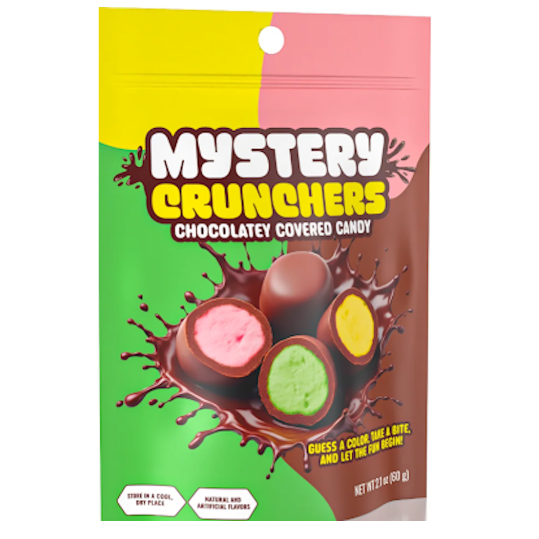 Mystery Crunchers Chocolatey Covered Candy - 2.1oz