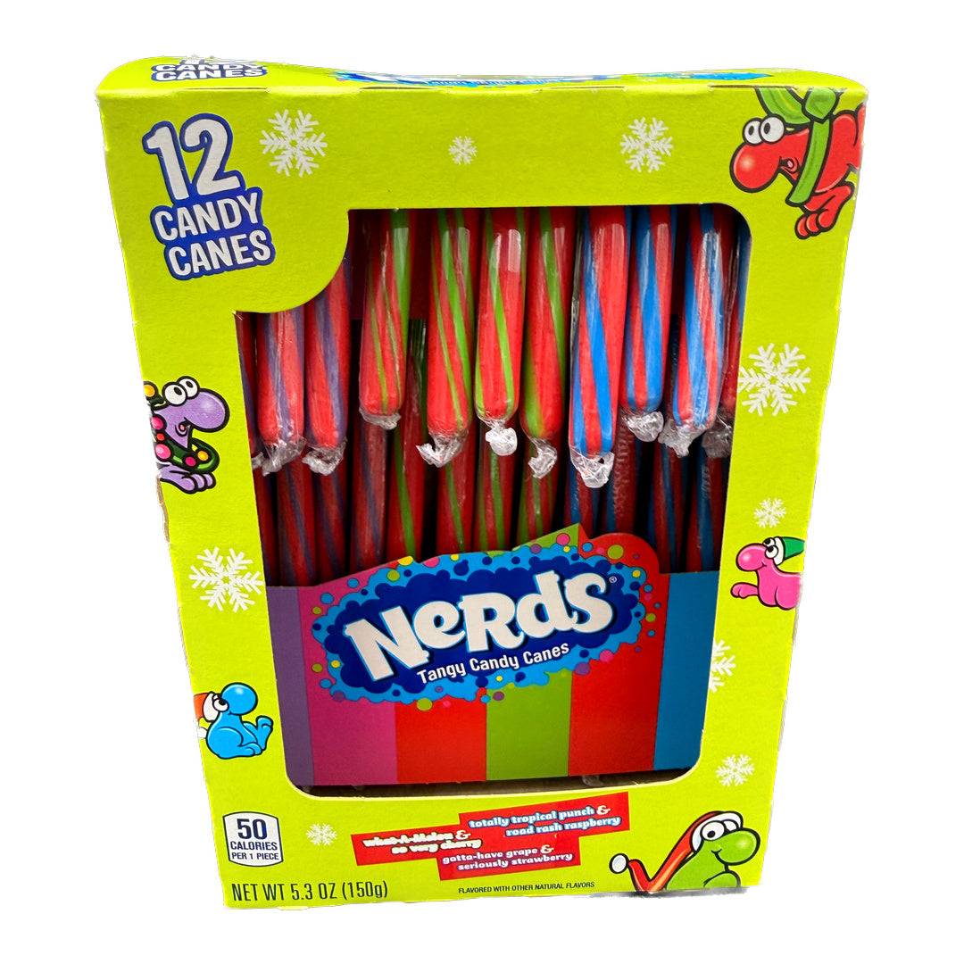 Nerds Tangy Candy Canes - 12ct