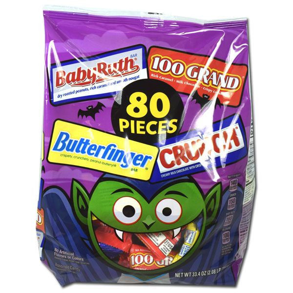 Nestle Assorted Halloween Candy Mix 80 Count