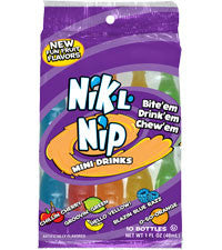 Nik L Nip Wax Bottle Candy 3.4oz Peg Bag