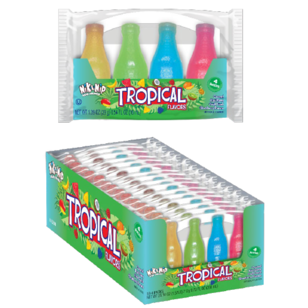 Nik-L-Nip Tropical Flavors - 4pk / 18ct