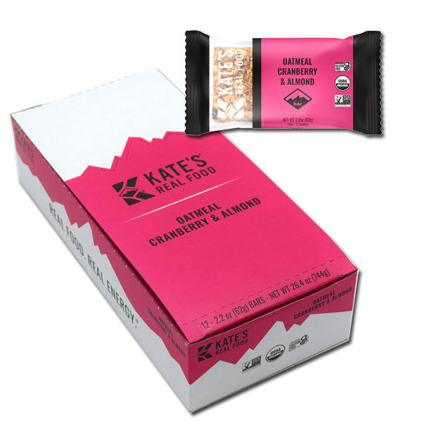 Kate's Oatmeal Cranberry & Almond Bars 12 Count