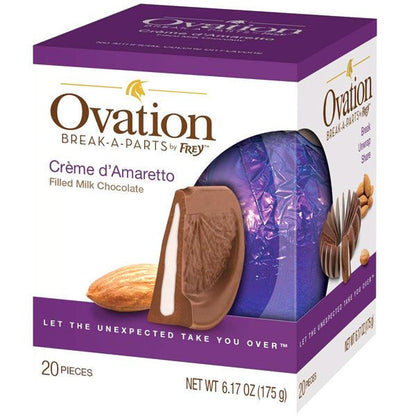 Ovation Creme De Amaretto Milk Chocolate 6.17oz Ball