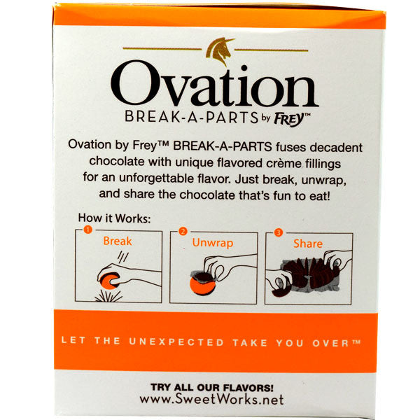 Ovation Creme De Orange Milk Chocolate 6.17oz Ball
